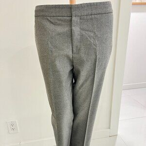 ZARA BASIC Light Gray Flannel Trouser/Pants SZ L